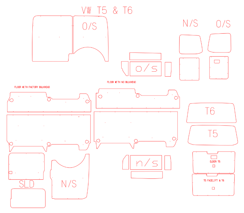 VW T6 Ply Lining Kit