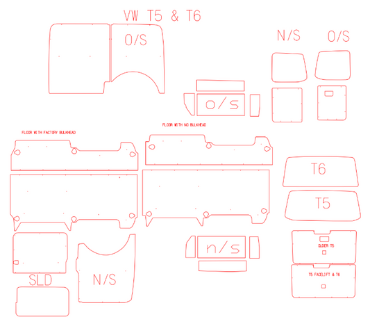 VW T6 Ply Lining Kit